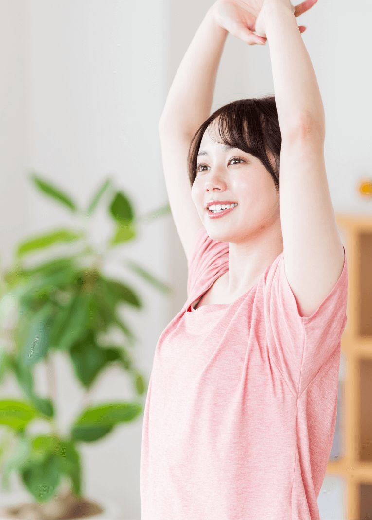 サプリメント 納豆菌 健康的な女性のイメージ