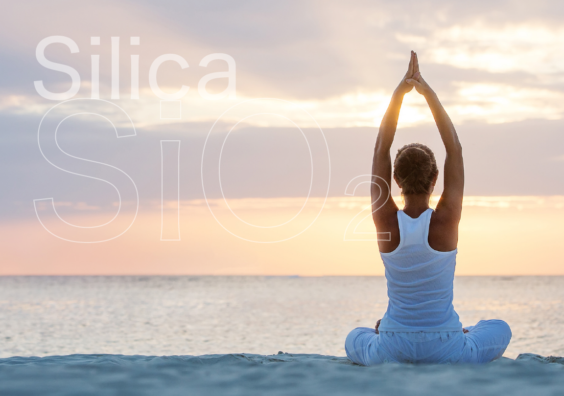 天然水 シリカ水 美容と健康イメージ